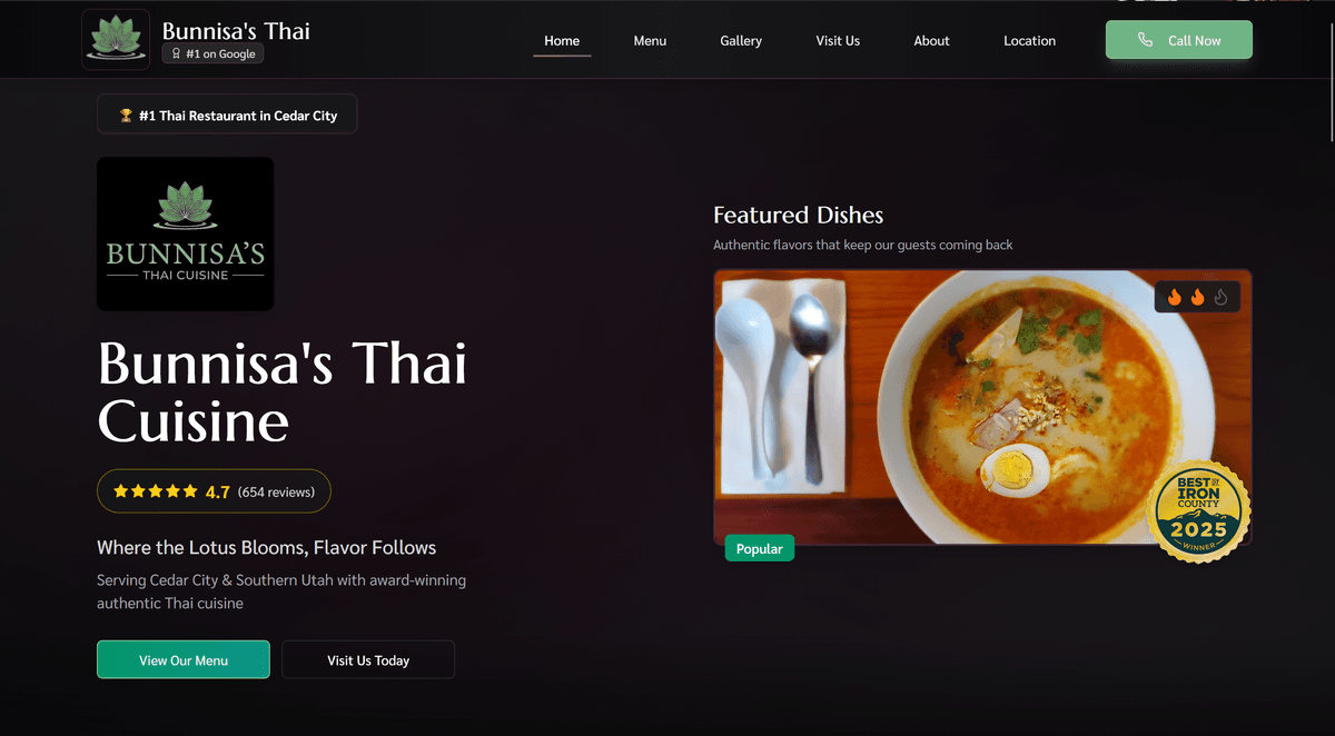 Bunnisa’s Thai Cuisine