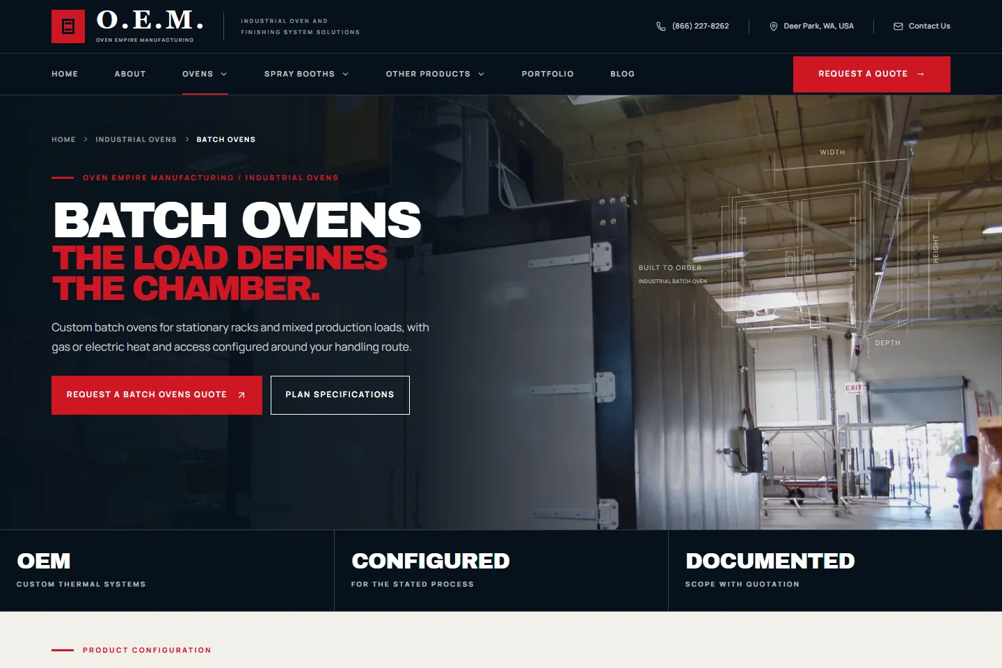 OEM — Oven Empire Manufacturing deeper public page inspection.